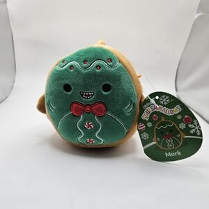 Squishmallows 5" Christmas Mork the Shark Gingerbread